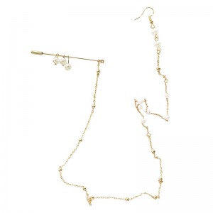 Brooch-ενωμένα σκουλαρίκια